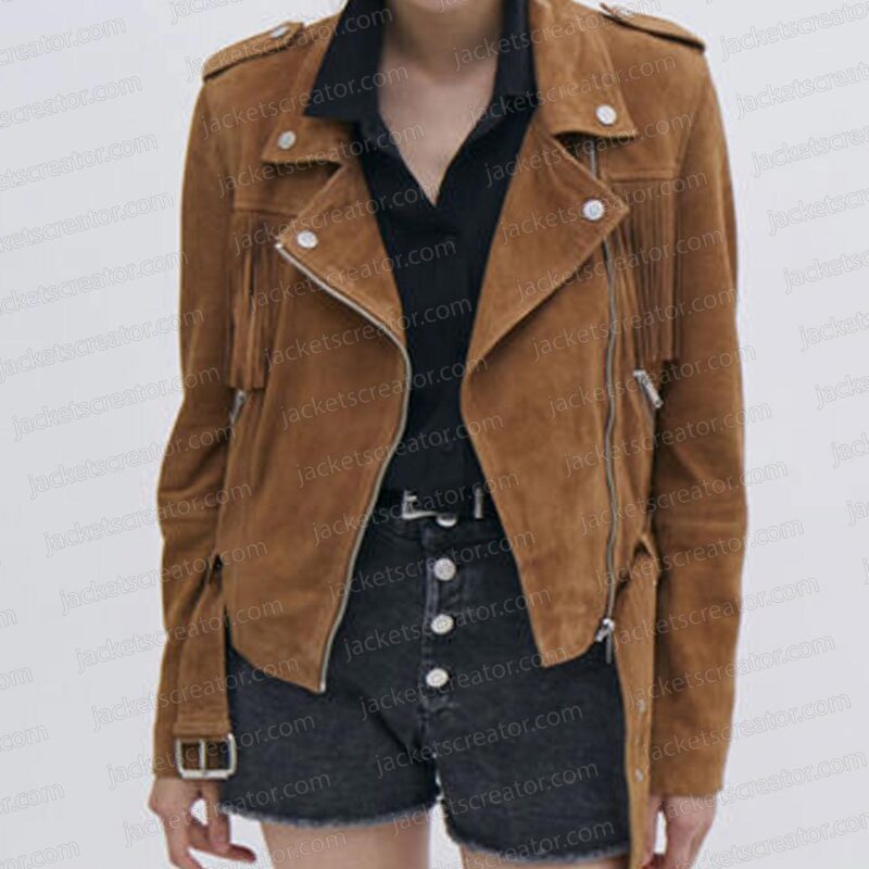 Resident Alien Alice Wetterlund Suede Jacket