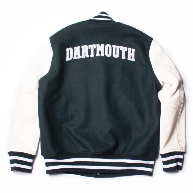 Dartmouth Green and White Varsity Jacket