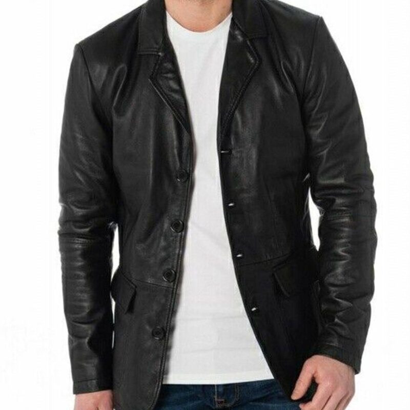 Once Upon a Time S05 Josh Dallas Leather Blazer