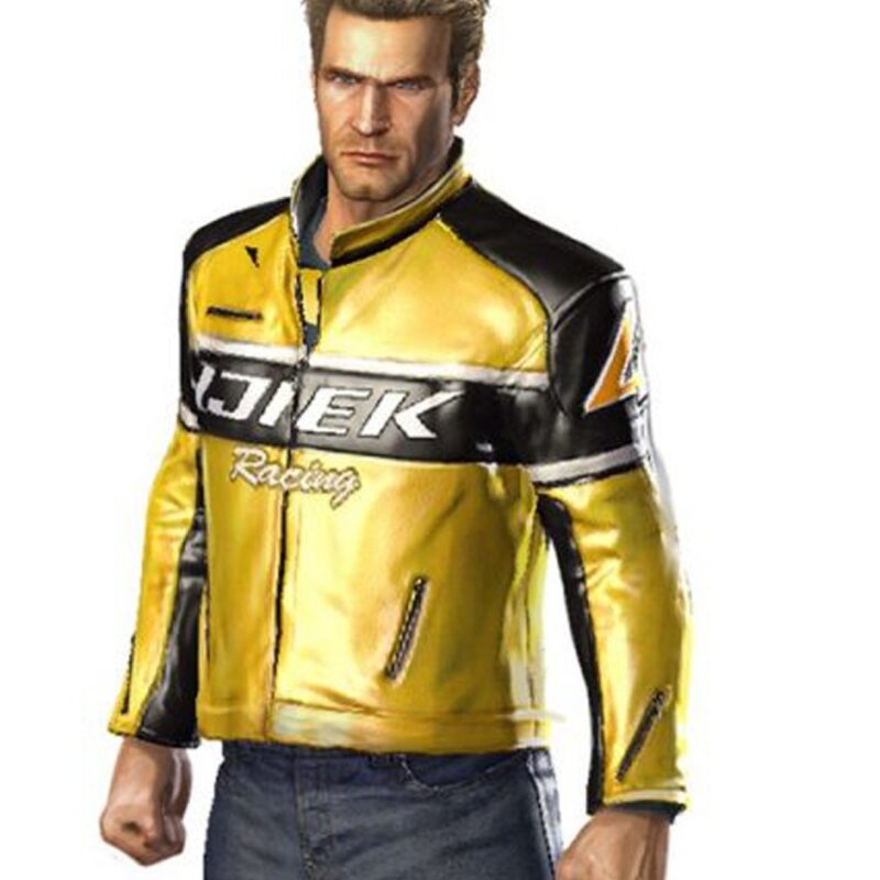 Dead Rising Chuck Greene Motorcycle Leather Jacket