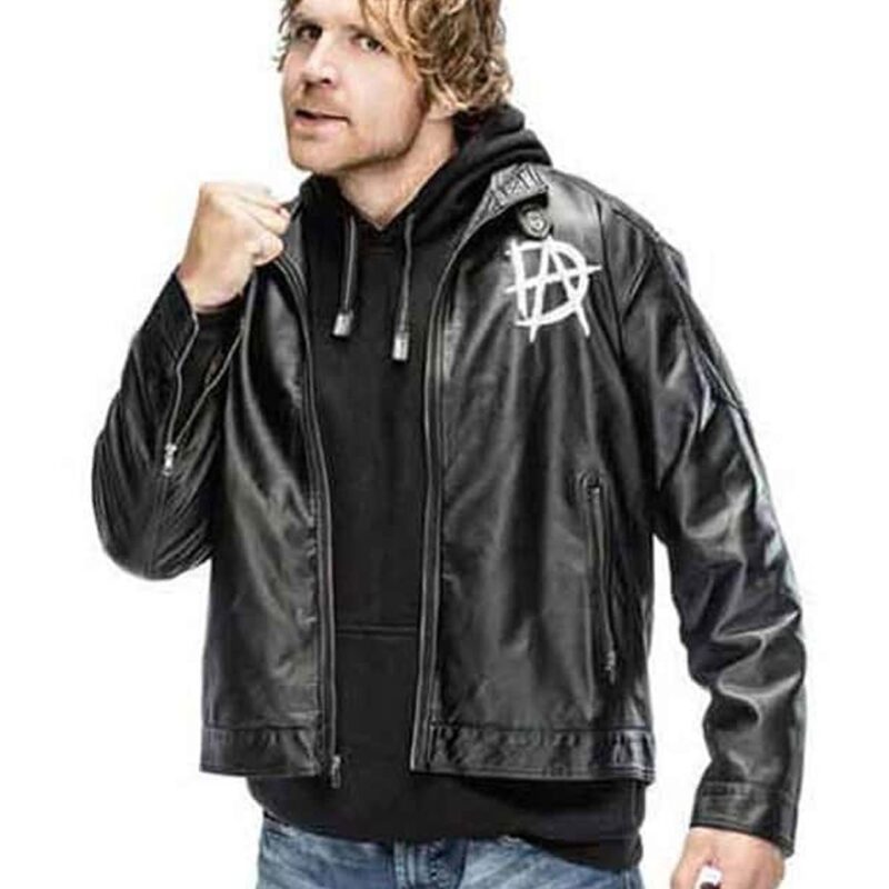 Dean Ambrose Black Leather Jacket