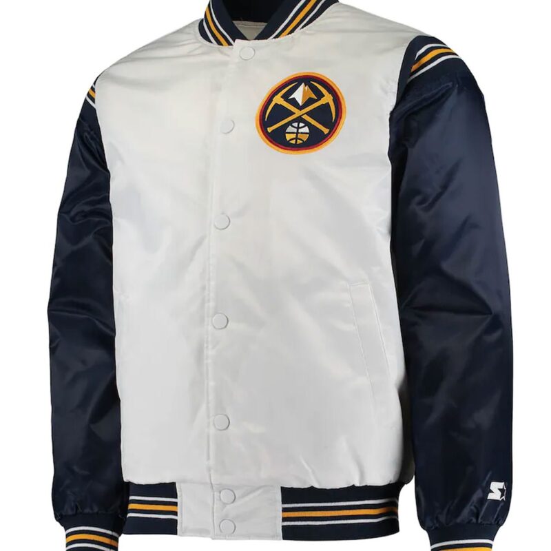 White/Navy Denver Broncos Renegade Jacket