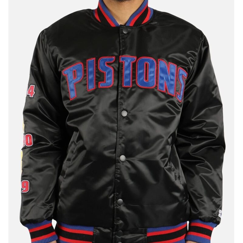 Detroit Pistons Finals Satin Jacket