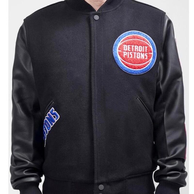 Detroit Pistons Letterman Jacket