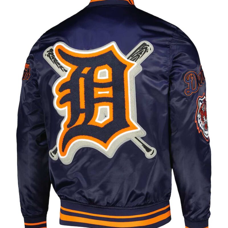 Detroit Tigers Mash Up Navy Blue Jacket