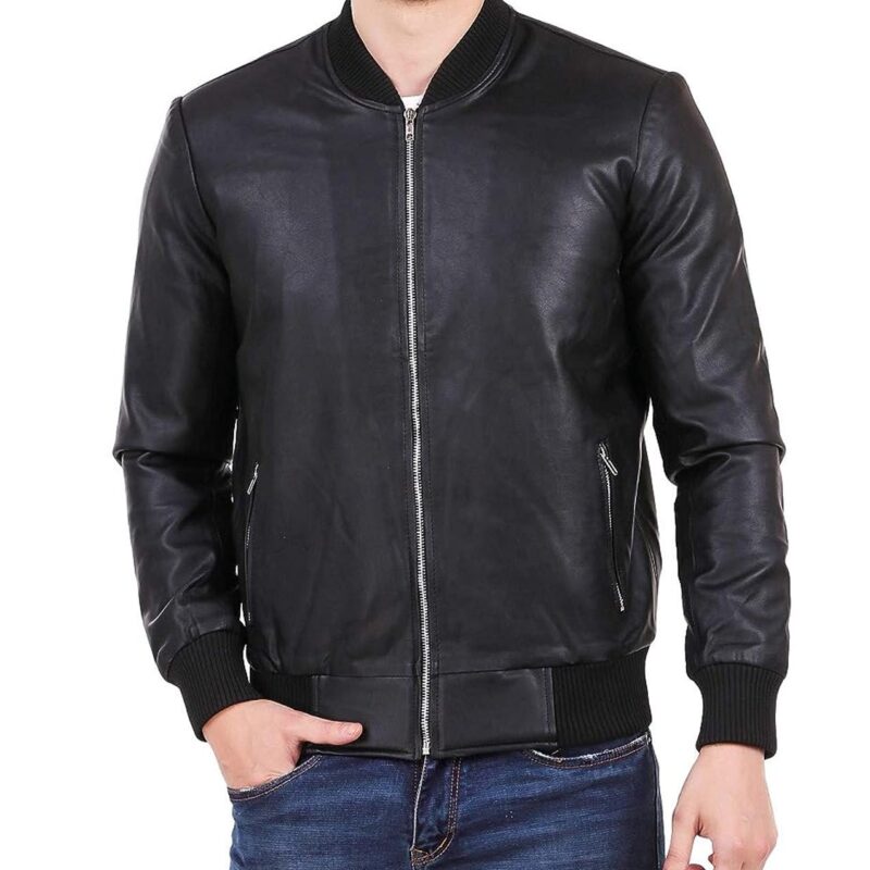 Hearts in the Game Marco Grazzini Black Leather Jacket