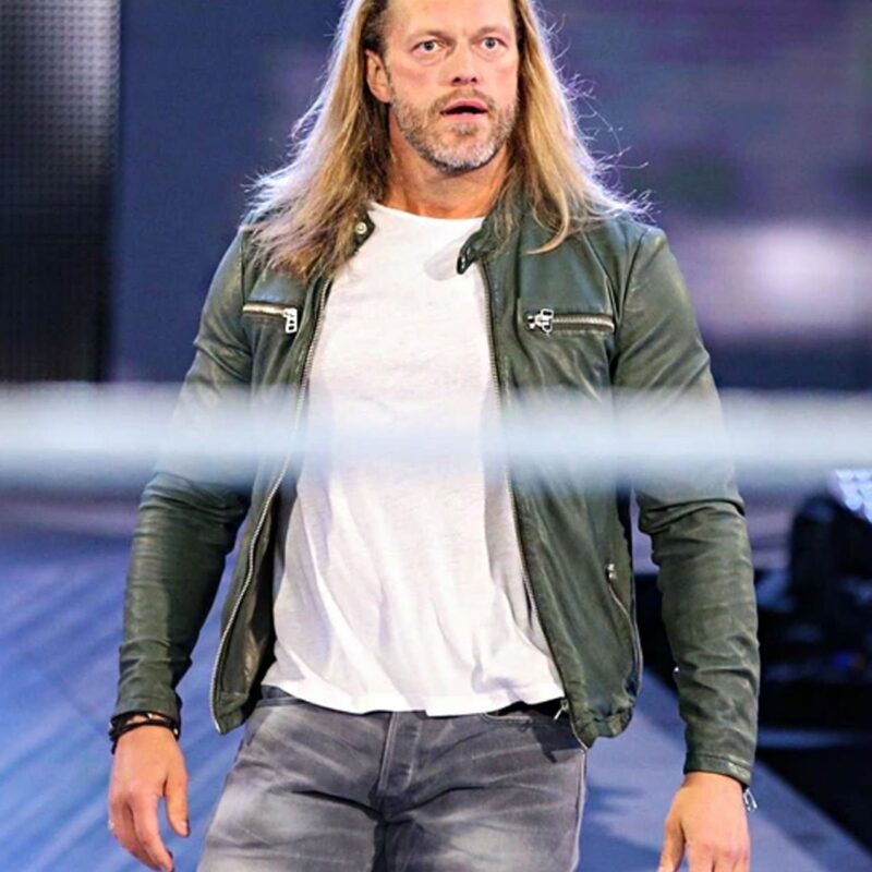 Edge WWE Green Leather Jacket