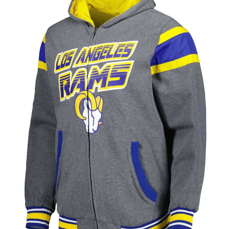 Gray Los Angeles Rams Extreme Hoodie