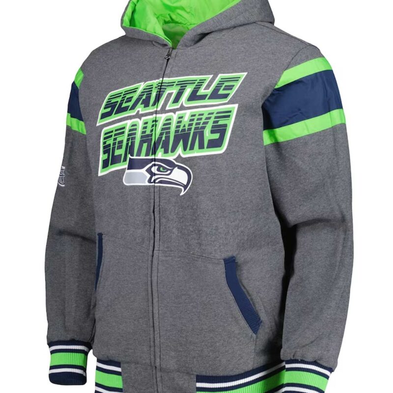 Gray Seattle Seahawks Extreme Hoodie