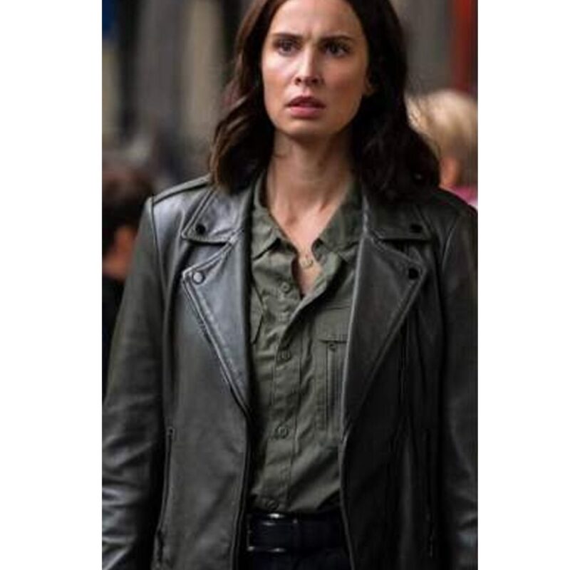 FBI International Heida Reed Leather Jacket