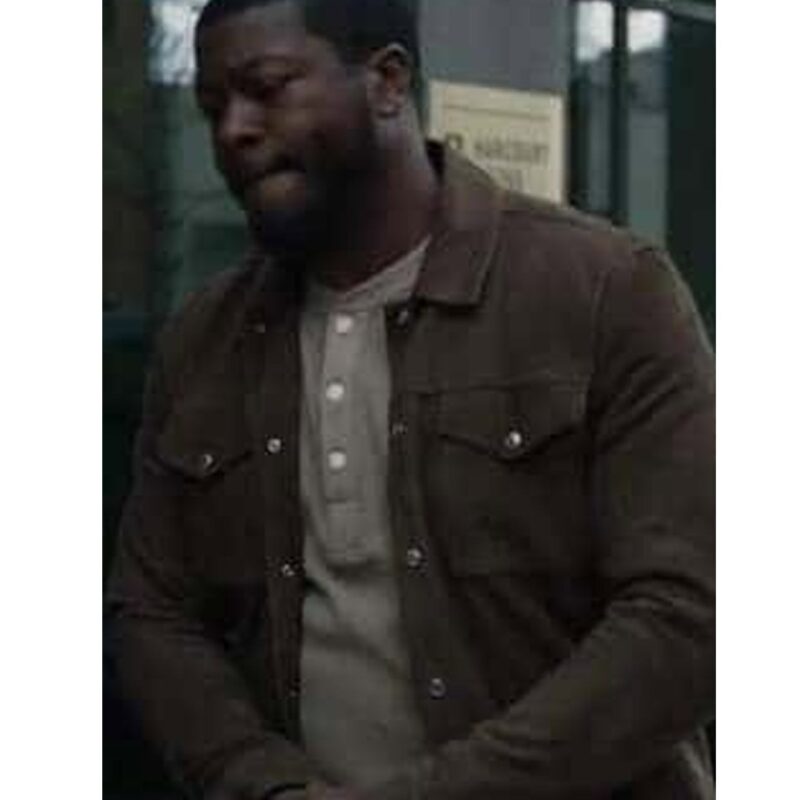 FBI Most Wanted Season 4 Edwin Hodge Suede Jacket