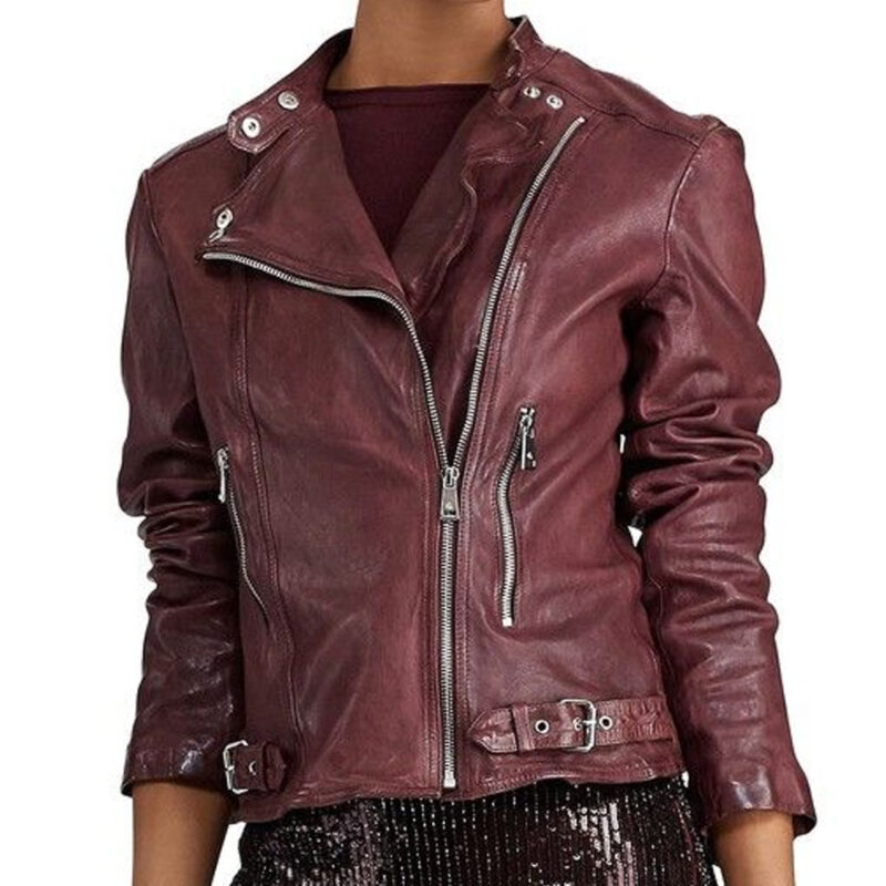 Women’s Feyoshi Leather Motorcycle Jacket