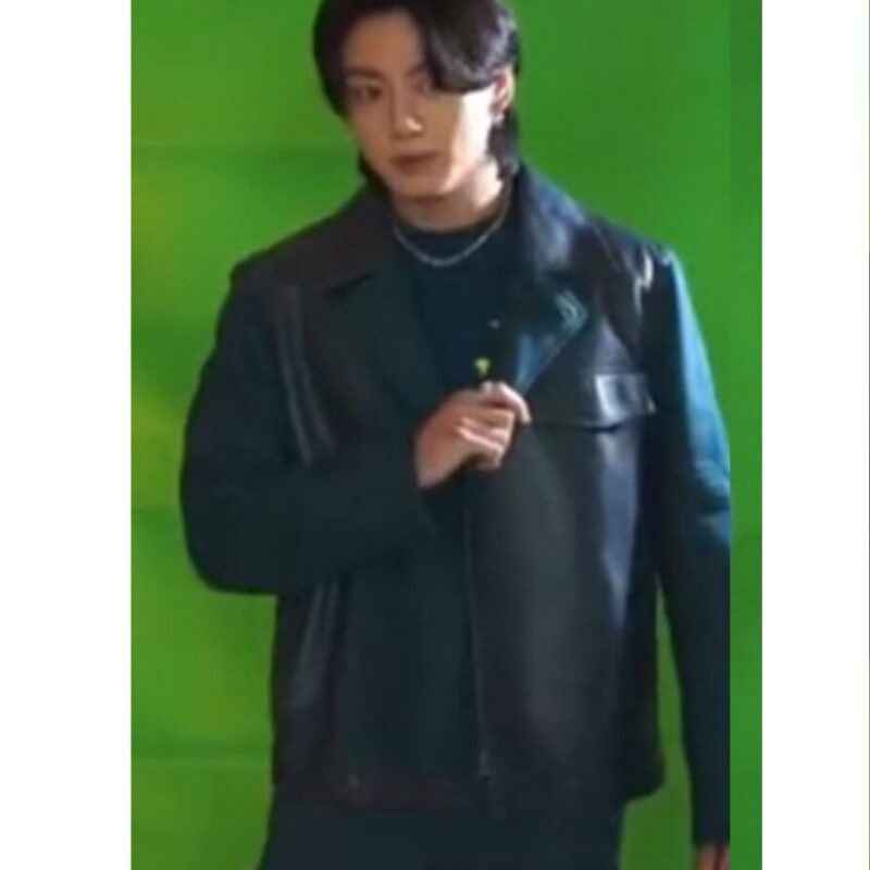 Jung Kook FIFA World Cup BTS Leather Jacket
