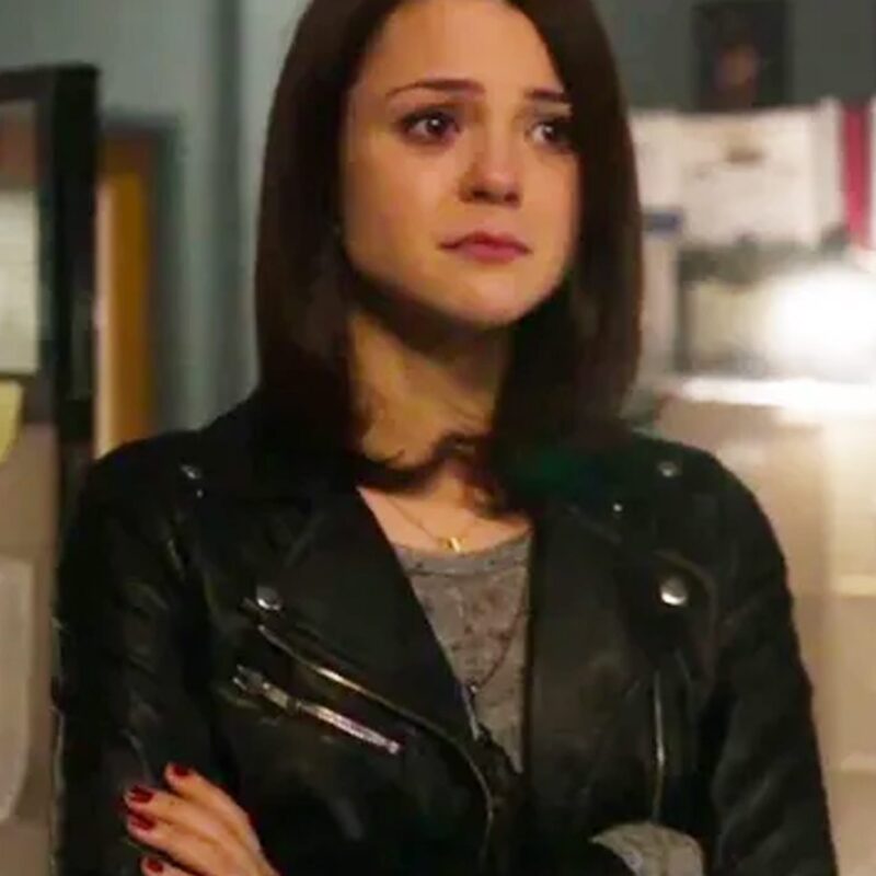 Finding Carter S02 Kathryn Prescott Leather Jacket