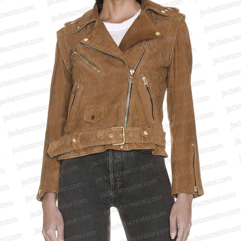 The Neighborhood S04 Beth Behrs Suede Jacket