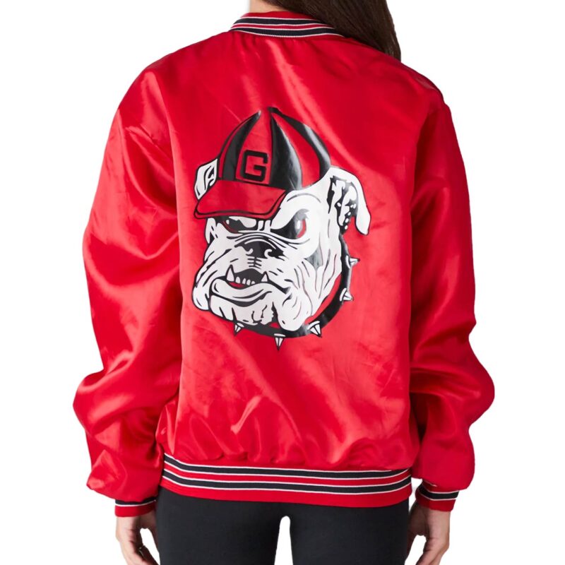 Georgia Bulldogs Bomber Red Jacket