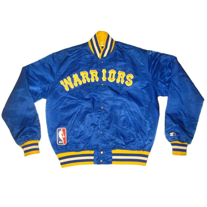NBA Golden State Warriors 90s Satin Jacket