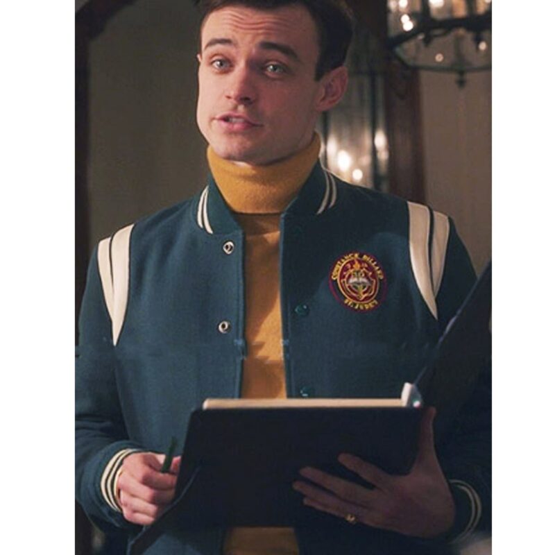 Gossip Girl Thomas Doherty Teddy Varsity Jacket