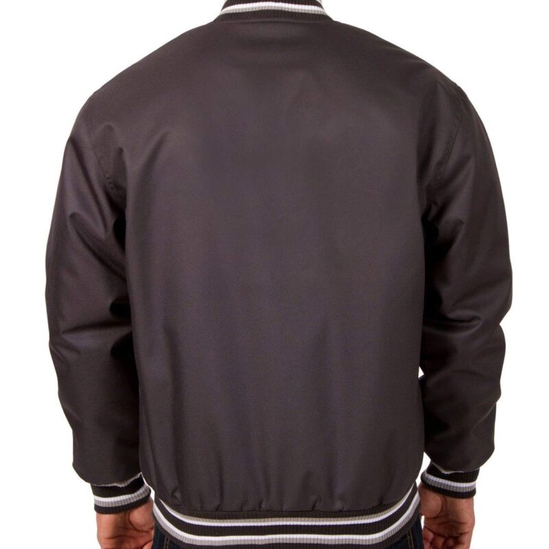 Gray Detroit Lions Poly Twill Jacket