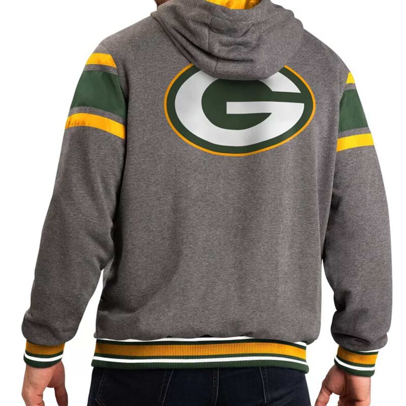 Gray Green Bay Packers Extreme Hoodie