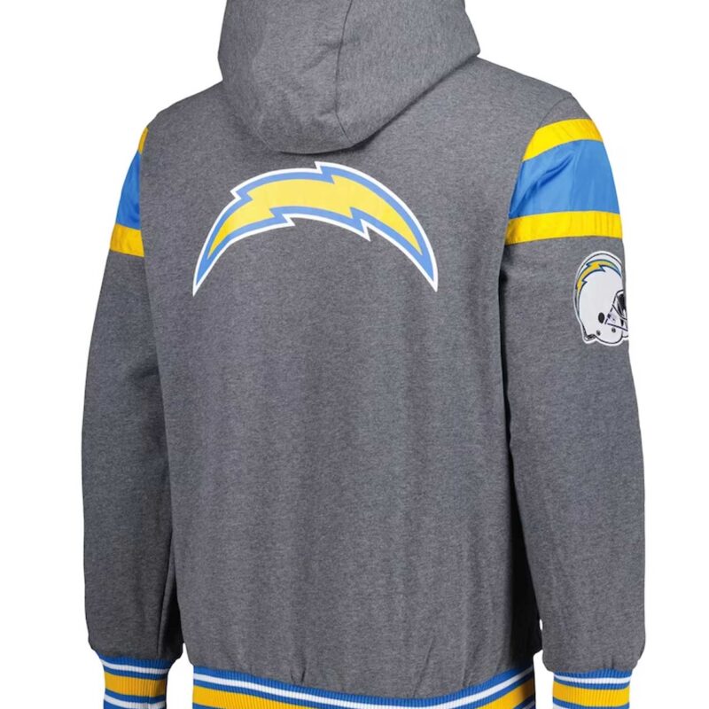 Gray Los Angeles Chargers Extreme Hoodie