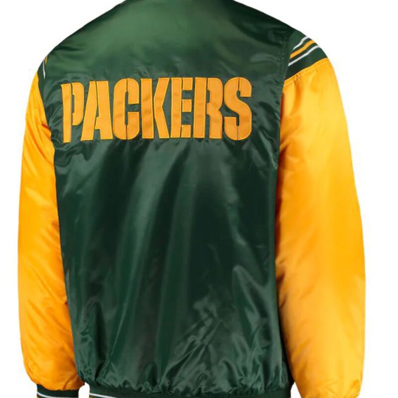 Green Bay Packers Starter Yellow and Green Jacket