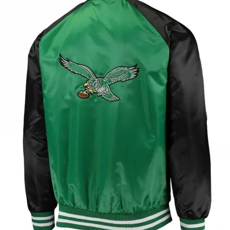 Green/Black Philadelphia Eagles Lead Off Jacket