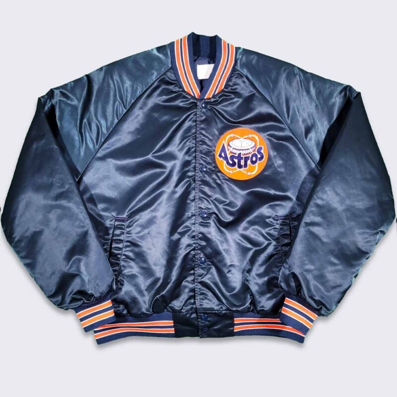 80’s Houston Astros Navy Bomber Jacket