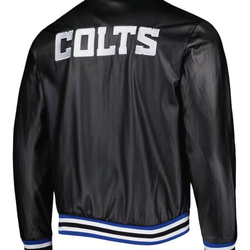 Indianapolis Colts Metallic Black Jacket