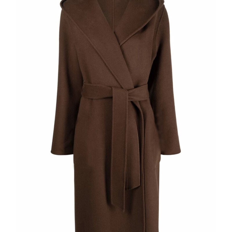 Partner Track Arden Cho Brown Wool Coat