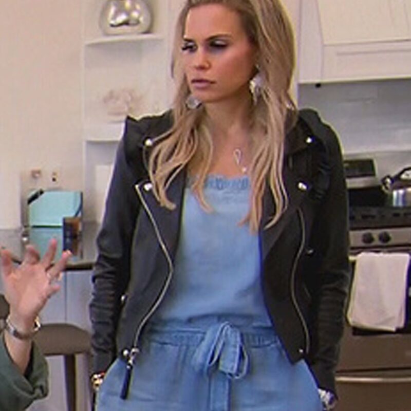 Jackie Goldschneider The Real Housewives of New Jersey Moto Leather Jacket