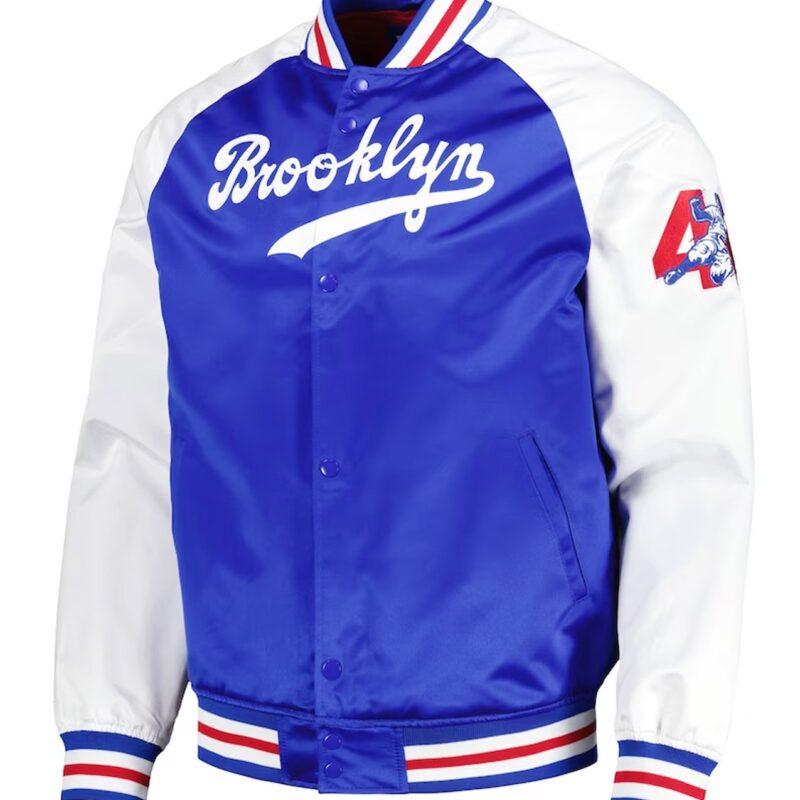 Brooklyn Dodgers Jackie Robinson Legends Royal and White Jacket