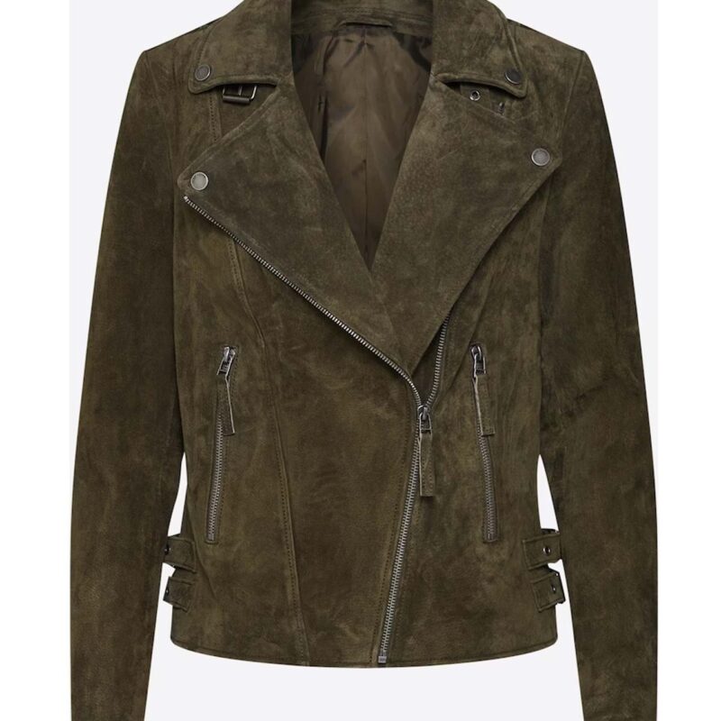 FBI International Season 2 Heida Reed Suede Jacket