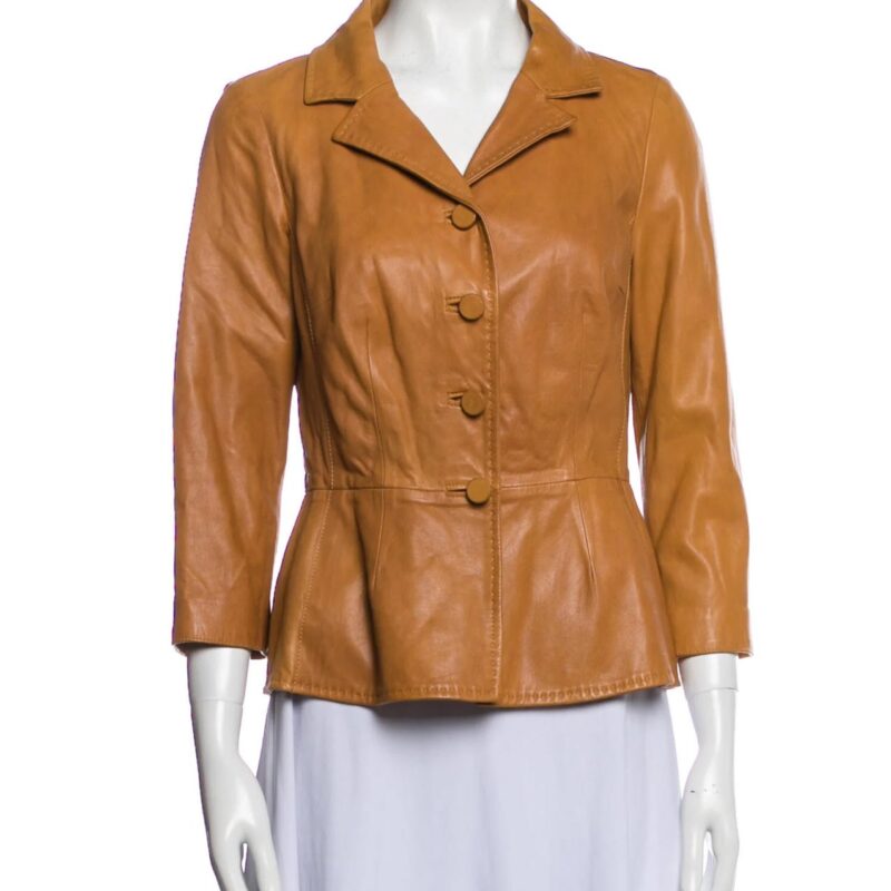 Pearson Gina Torres Brown Leather Jacket