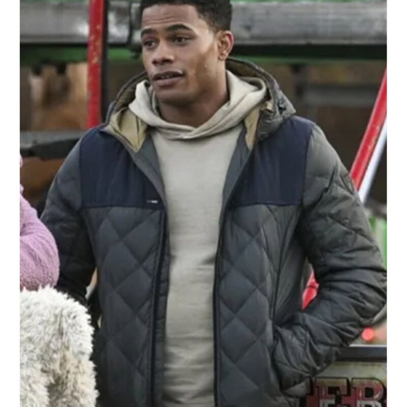 Jordan Calloway Fire Country Quilted Jacket