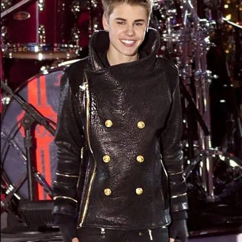 Christmas Concert Justin Bieber Leather Jacket