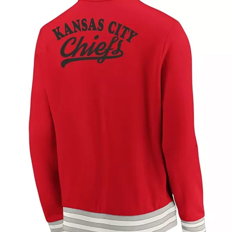 Kansas City Chiefs Full-Zip Varsity Red Wool Jacket