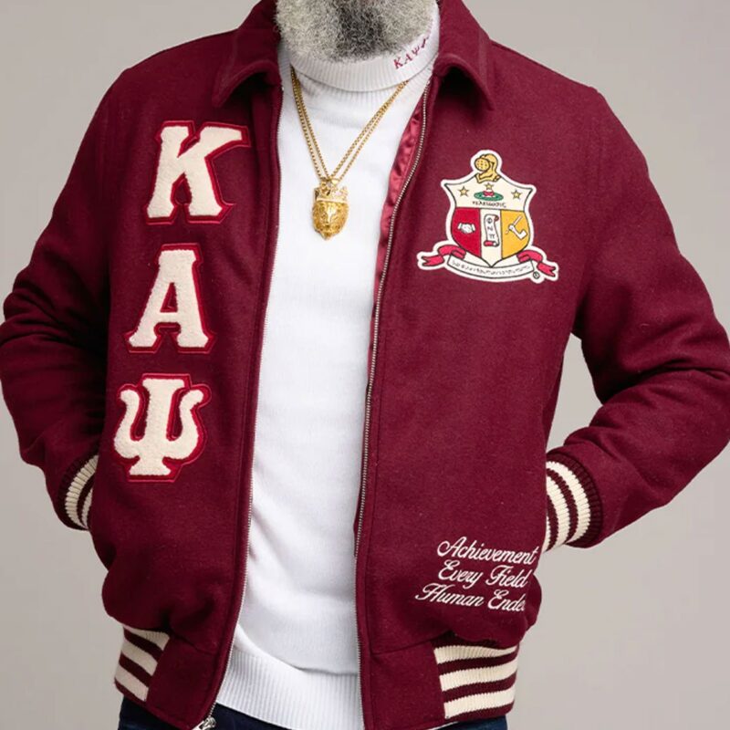 Kappa Alpha PSI Varsity Maroon Wool Jacket