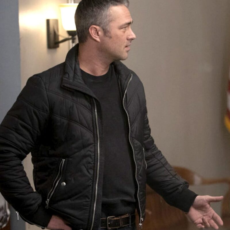 Taylor Kinney Chicago Fire Black Puffer Jacket