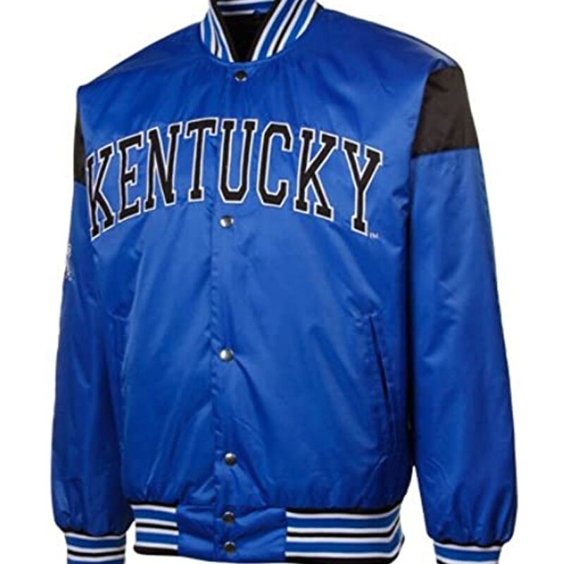 Big League Kentucky Wildcats Royal Satin Jacket