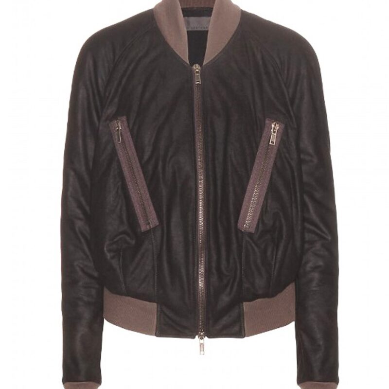 Keeping Up with the Kardashians Kim Kardashian Leather Bomber Jacket