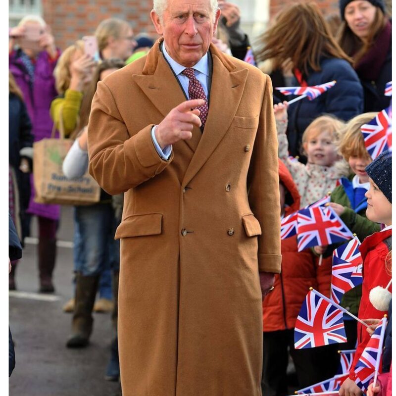 King Charles III Brown Coat