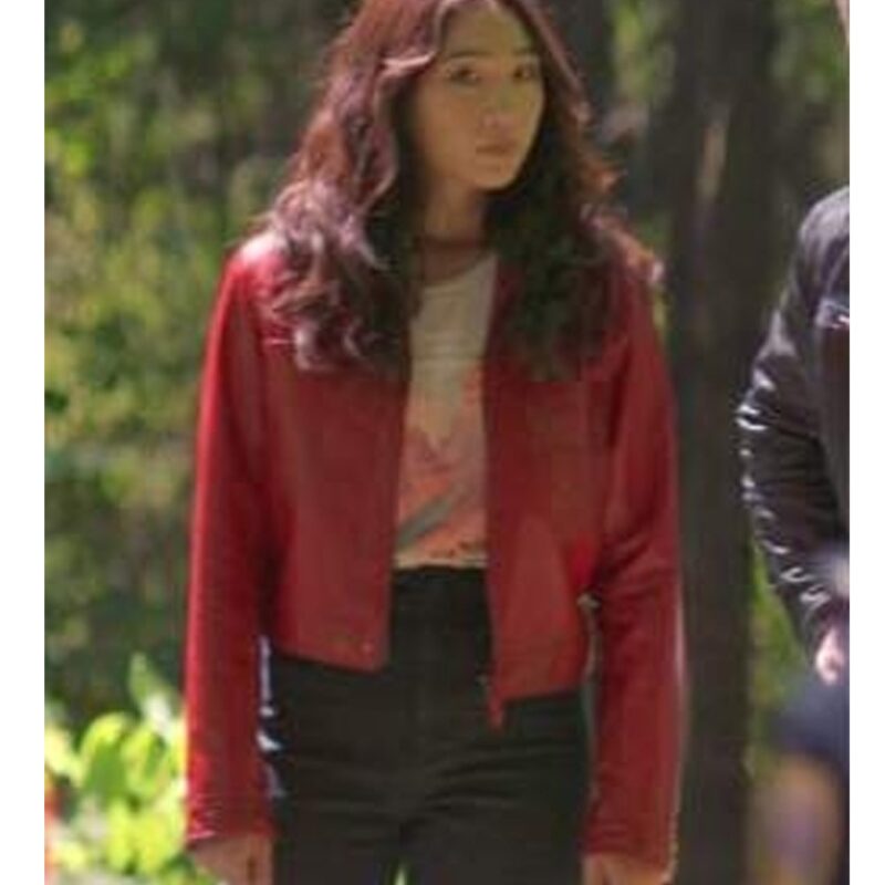 Kung Fu Season 3 Olivia Liang Red Leather Jacket