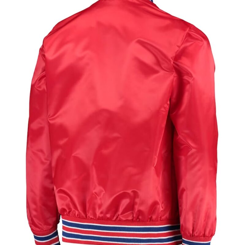 LA Clippers The Diamond Classic Red Satin Jacket