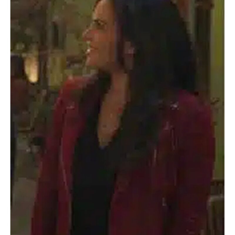 The Lincoln Lawyer Lana Parrilla Red Suede Jacket