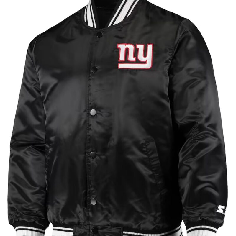 New York Giants Locker Room Black Jacket
