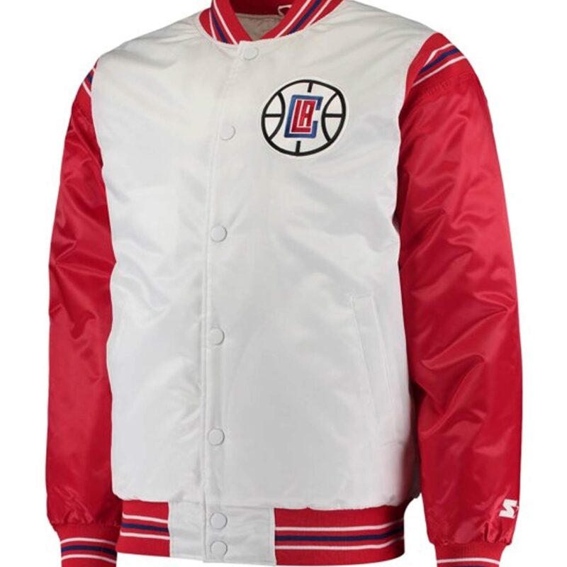 LA Clippers Renegade Red and White Jacket