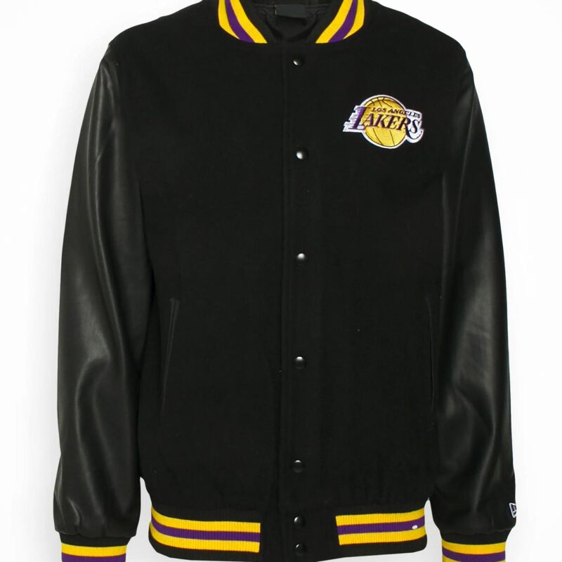 Los Angeles Lakers Team Logo Training Varsity Jacket