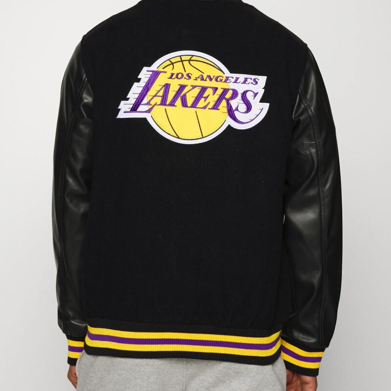 Los Angeles Lakers Team Logo Training Varsity Jacket