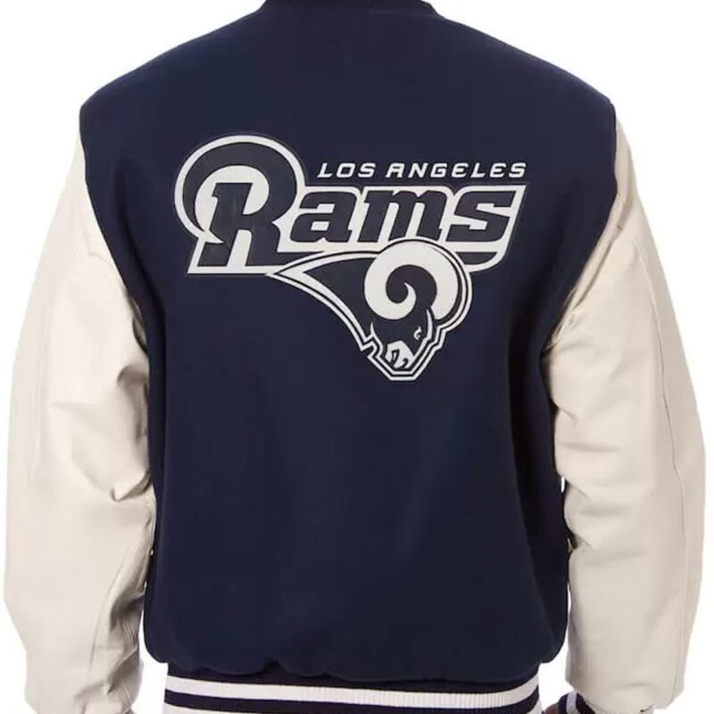 LA Rams Varsity Blue and White Jacket